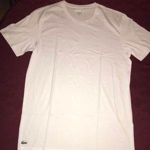 Lacoste Luxury Sleepwear White T-shirt Men’s XL